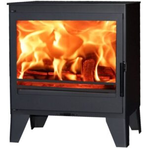 Panadero Perle 7,1 kW Holzofen aus Stahl – 5 Sterne Grüne Flamme – Wirkungsgrad: 81,1 % – 50 cm Holzscheite