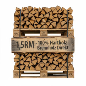 Brennholz 30 cm – Reichweite 1,5 RM – 100% Hartholz