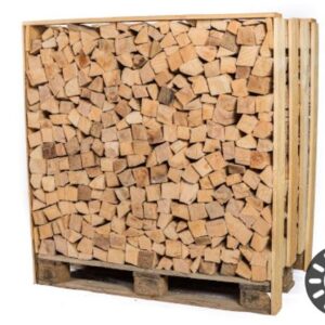 Buche Kaminholz 25 cm, gestapelt u. trocken