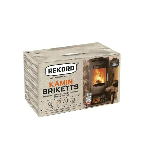 REKORD Braunkohlebriketts 900 kg Palette – Dauerbrandgeeignet – Bild 5