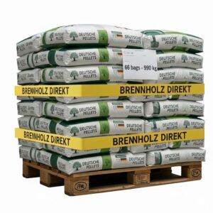 Deutsche Pellets – 66 Säcke – 990 kg