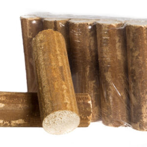 Holzbriketts rund ohne Zugloch