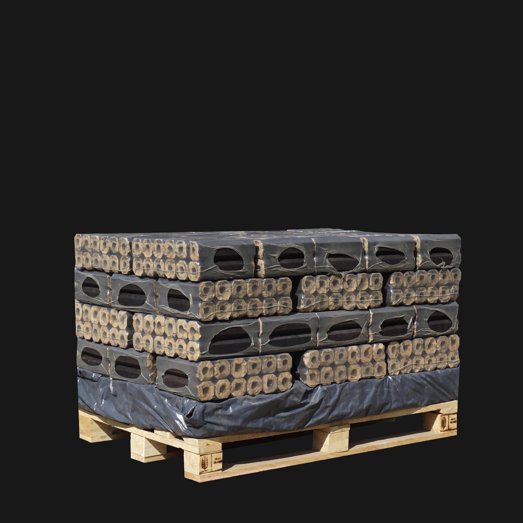 Pini-Kay – Hartholzbriketts – halbe Palette 480 kg
