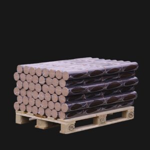 rounders premium – Hartholzbriketts – halbe Palette 480 kg