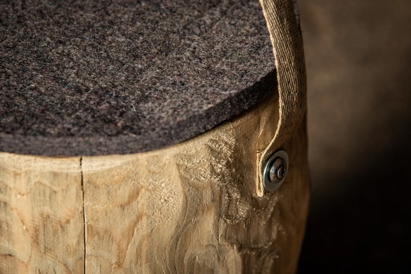 Holzhocker – Bild 3