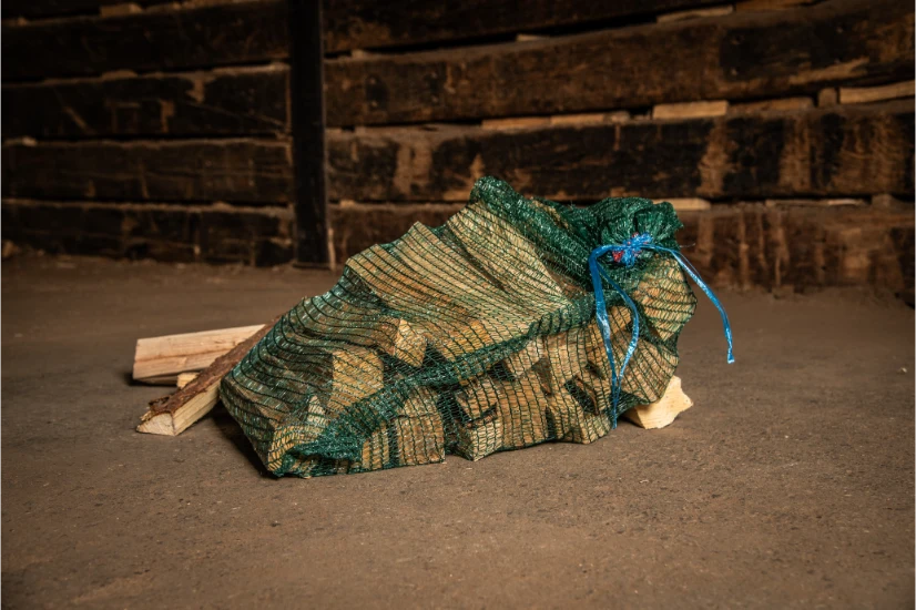 Brennholz Raschelsack – Bild 4