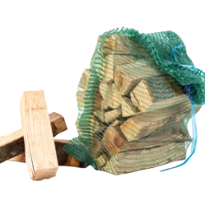Brennholz Raschelsack