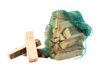 Brennholz Raschelsack