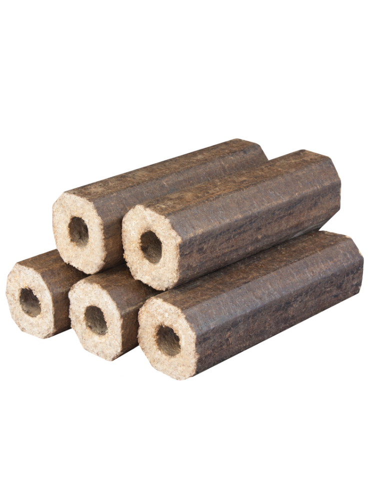 Holzbriketts Pini Kay 8-eckig – 960kg-Palette