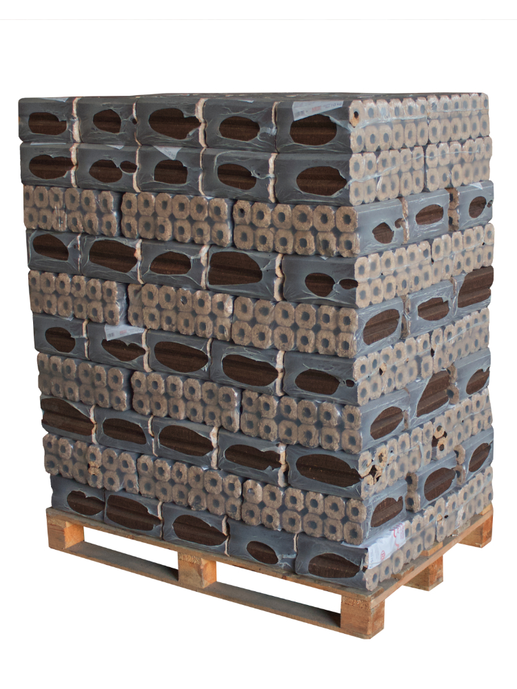 Holzbriketts Pini Kay 8-eckig – 960kg-Palette – Bild 4