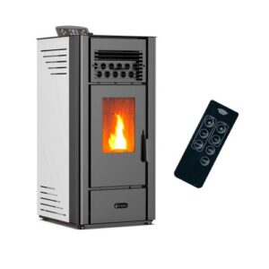 Stufa a pellet ad aria bianca Anita 10 kW Sannover