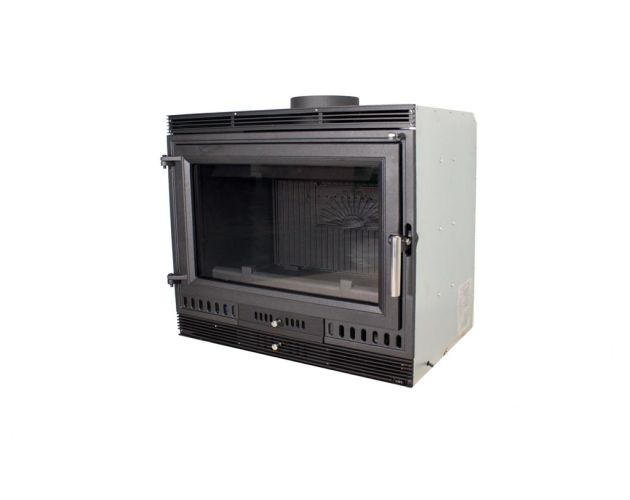 Inserto a legna ventilato Aurora 70, 13kW ghisa, 230m³ - immagine 2