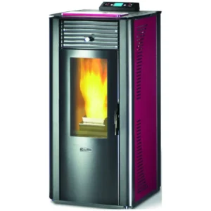 Stufa a pellet idro canadese bordeaux da 15 kW