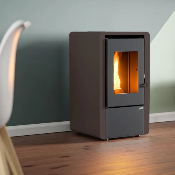 Stufa a pellet canadese Mignon 7kW marrone - immagine 6