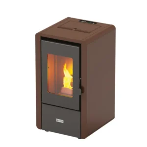Stufa a pellet canadese Mignon 7kW marrone
