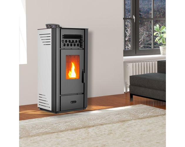 Stufa a pellet ad aria bianca Anita 10 kW Sannover - immagine 2