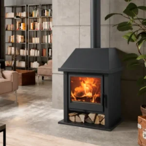 Stufa a legna Atlas Baker da 9,8 kW.