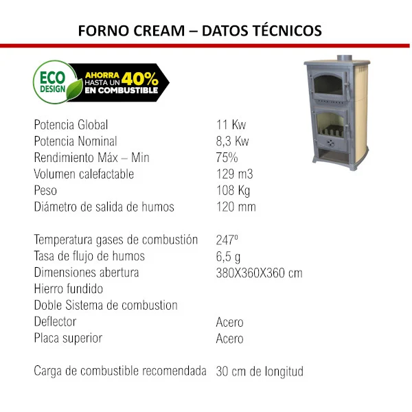 Stufa a legna Katia Vertex da 11 kW con forno - immagine 4