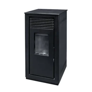 Stufa a pellet canalizzata Vertex Duppla 12kW nera Wi-Fi