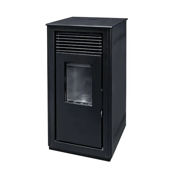 Stufa a pellet canalizzata Vertex Duppla 12kW nera Wi-Fi