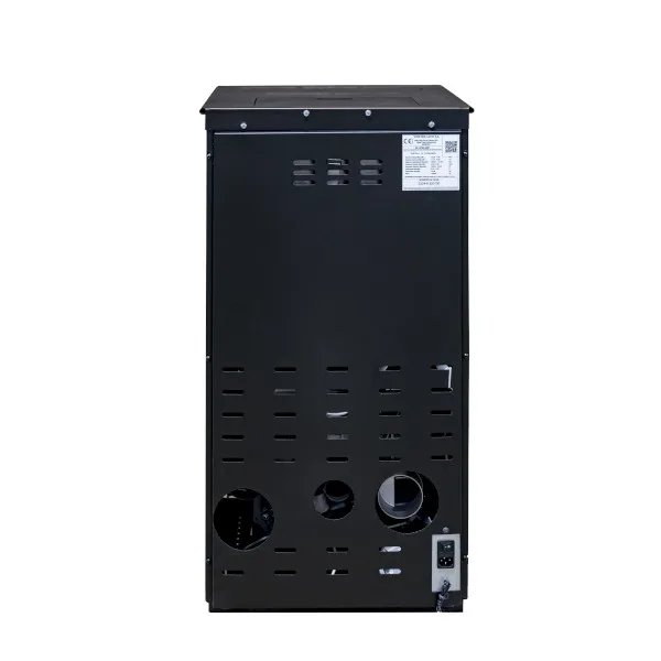 Stufa a pellet canalizzata Vertex Duppla 12kW nera Wi-Fi - immagine 4