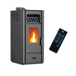 Stufa a pellet Anita 10 kW Sannover nera