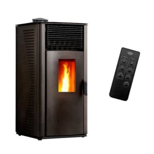 Stufa a pellet Anita 12 kW Sannover nera