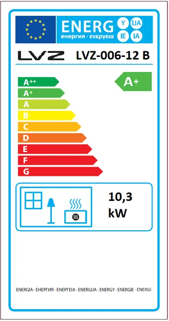 Stufa a pellet canalizzata Palmas 10.3 kW bianco - immagine 2