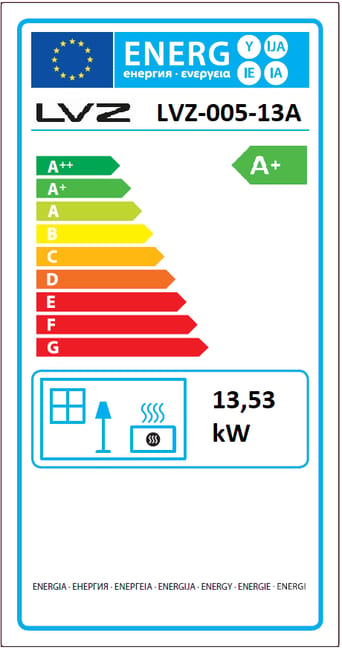 Stufa a pellet canalizzata Gaia 13.5 kW bianco - immagine 2