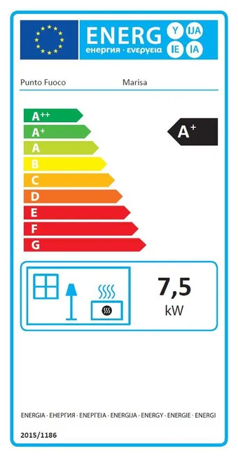 Stufa a pellet canalizzata Marisa 7.9 kW bianco - immagine 2