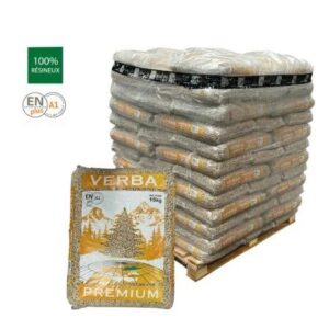 Verba Premium — Confezione completa di pellet 1,05 T (70 sacchi × 15 kg)