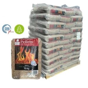 Pallet da 77 sacchi di pellet premium da 15 kg – Consegna inclusa