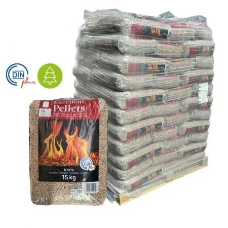 Pallet da 77 sacchi di pellet premium da 15 kg – Consegna inclusa