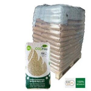 Pellet americani premium: pallet completo di combustibile di alta qualità