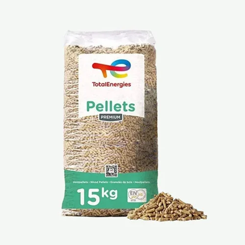 TotalEnergies – Pellet Premium 15 kg con certificazione ENplus A1
