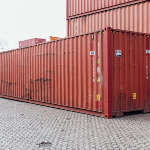 Contentor de Transporte Usado de 40 Pés High Cube (HC)