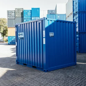 CONTENTOR AZUL DE 10 PÉS NOVO